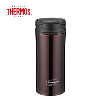 膳魔师(THERMOS) 进口不锈钢保温杯 团购礼品水杯定制LOGO 咖色