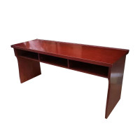 鑫环境 办公家具180*40贴纸皮长条桌 大小型会议桌椅组合培训双人木皮长条桌条形会议室办公桌培训桌 贴纸皮1.8*0.4*0.75米