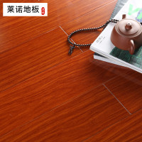莱诺地板纯实木地板东南亚番龙眼全实木橡木色龙凤檀色18mm厚生态油漆面环保家用卧室厂家直销 龙凤檀色 18mm