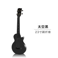 恩雅(Enya)NOVA U / BK 全新款 碳纤维一体 尤克里里 23英寸初学者乌克丽丽男女通用小吉他 黑色