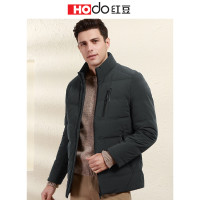 HODO红豆男装 男士羽绒服 冬季简约商务休闲舒适短款羽绒服外套男 G5军绿色 180/96A