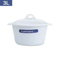 乐美雅晶绽 白晶锅 3L (深汤锅) L7546