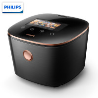 飞利浦（PHILIPS）电饭煲 五谷杂粮电饭锅 家用4L智能预约IH电磁加热珐琅铸铁锅 HD458800