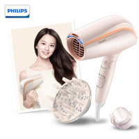 飞利浦（PHILIPS）电吹风机 家用大功率负离子智能变温护发冷热风锁水风筒BHC20205