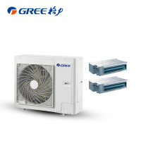 格力（GREE） STAR系列 GMV-H80WL/A 大3匹 全直流变频 一拖二 家用中央空调 配HDC直流变频室内机