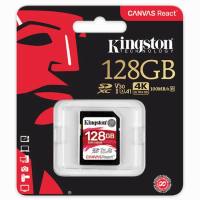 金士顿(Kingston) SD卡128G 红卡A1 U3 V30 SDR/128G(读100m/s写80m/s）