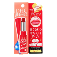 DHC淡彩有色 天然橄欖潤唇膏1.5g (紅色)