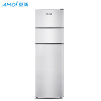 夏新(AMOI) BCD-86S160 闪亮银 86L 三门冰箱小型家用冷藏冷冻三温迷你小电冰箱