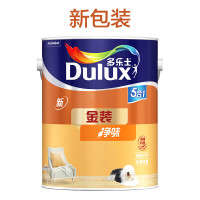 多乐士(Dulux)金装五合一净味乳胶漆内墙 油漆涂料 墙面漆A997 5L 哑光白色