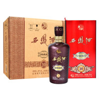 西凤酒 42度 酒海陈藏(10) 绵柔凤香型白酒 整箱375mLx6盒