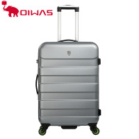 爱华仕(OIWAS)拉杆箱万向轮旅行箱简约纯色ABS行李箱24寸OCX6130银灰色 灰色