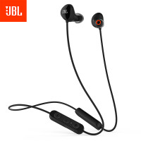 JBL C125BT无线蓝牙耳机 入耳式运动耳机 磁吸颈挂式 苹果安卓手机通用耳机 幻夜黑