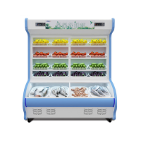 GRISTA星星LCD1400BST点菜柜麻辣烫展示柜冷藏柜 水果保鲜柜商用冷冻冰柜 1400*800*1888