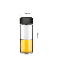 万象(WANXIANG) U1 玻璃杯单层玻璃水杯 单个装 JH 白色