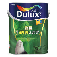 多乐士(Dulux) 致悦竹炭抗甲醛无添加全效内墙乳胶漆 墙面漆油漆涂料 A740 5L哑光白色 哑光白色