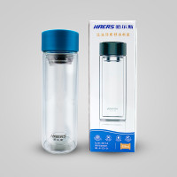 哈尔斯（HAERS）HBL-W-320-24 玻璃水杯保温杯男女通用-DH 蓝色