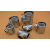 XYSFS DN100*DN50（mm)沟槽管件衬塑变径三通（单位：个）
