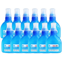 得力（7304） 带刷头液体胶水 50ml/瓶 12瓶/盒装 办公胶水（盒）