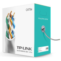 TP-LINK TL-EC5e00-305工程级原装超五类非屏蔽高速网线无氧铜CAT5e类家装专用箱线 305米（灰）
