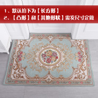 地垫进家用红色欧式口地板垫子入户脚垫定制卧室客厅厅地毯_324 80*100cm 花好月圆-雅兰