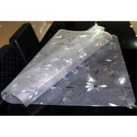 软玻璃PVC桌布防水防烫磨砂免洗塑料餐桌垫茶几垫透明胶垫水晶板_268_837 90厘米宽度*长度10厘米单价 磨砂波斯菊1.0厚