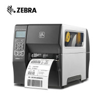 ZEBRA斑马ZT410工业级条形二维码不干胶标签打印机超高清600dpi热敏热转印亚银服装吊牌水洗唛快递电子面单打标