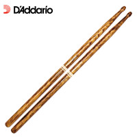 达达里奥(D'Addario)F5BFG鼓棒美产正品Promark前倾式5B 火纹进口胡桃木架子鼓槌鼓锤 F5BFG
