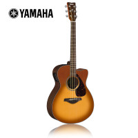 雅马哈(YAMAHA)FSX800CSDB电箱吉他雅马哈吉他初学入门吉他男女木jita乐器木吉他缺角40英寸 电箱款沙漠渐变