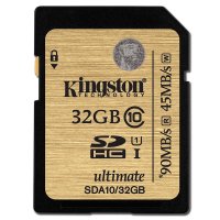 金士顿32G UHS-1 SDHC存储卡(土豪金)(SDA1032GB)