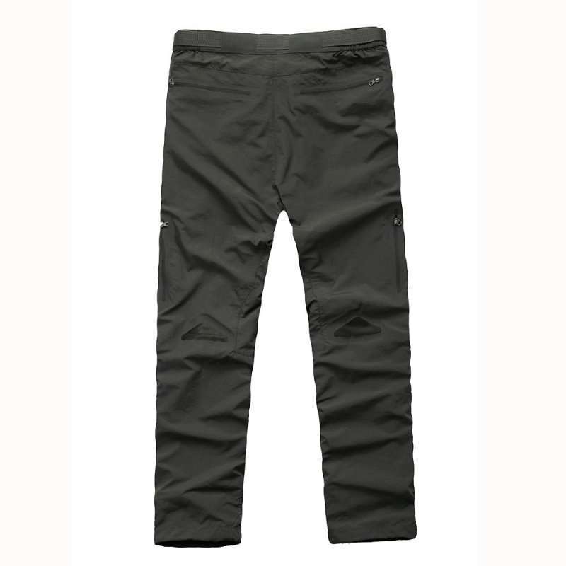 camel骆驼户外越野登山超薄透气军绿色男款速干裤2s01018 l