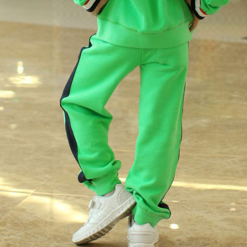 英格里奥男童运动裤llb104222(绿色140)