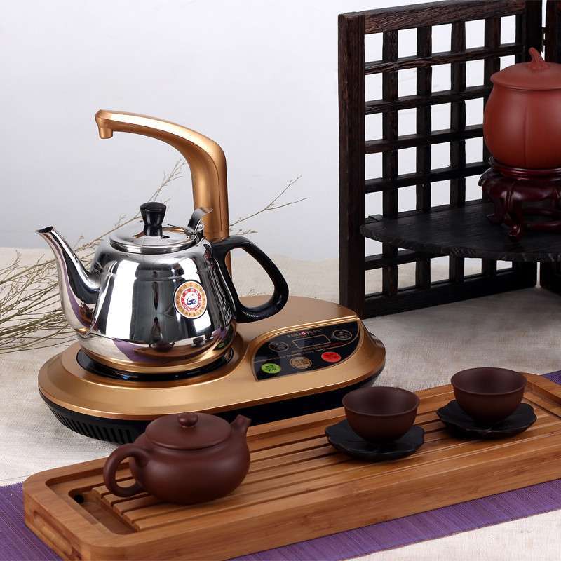 金灶 自吸加水数码智能d12 不锈钢茶壶煮水器 电磁炉茶道配件