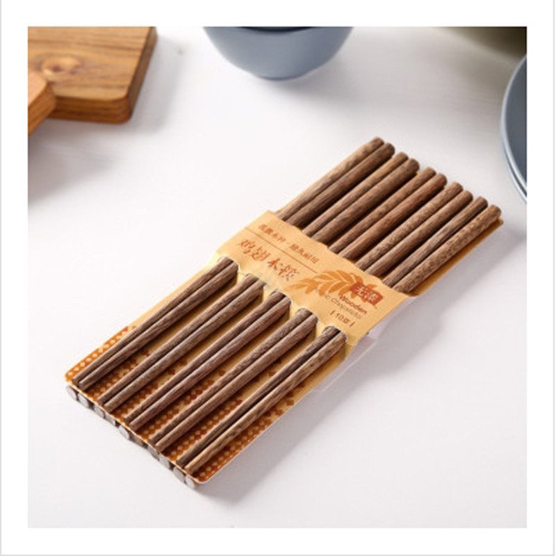 双枪 天然鲍迪豆木筷 kz2005 十双装图片大全-邮乐官方网站