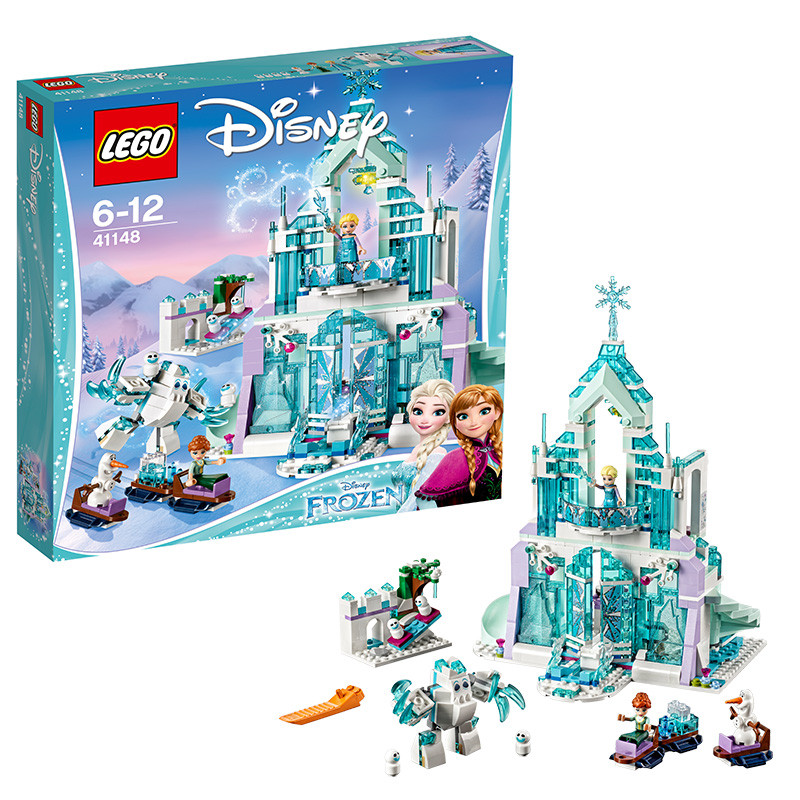 lego 乐高 disney princess迪士尼公主系列 艾莎的魔法冰雪城堡41148
