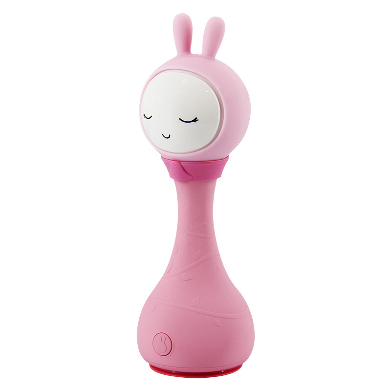 阿李罗火火兔r1手摇铃新生婴儿宝宝益智早教玩具0-1-3-6-12个月岁