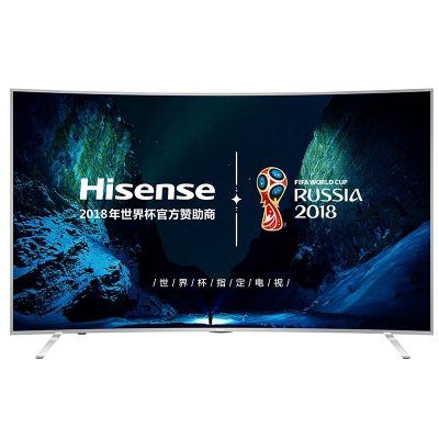 海信（Hisense）LED55EC880UCQ 55英寸 4K超高清 曲面 ULED超画质 智能语音 液晶平板电视