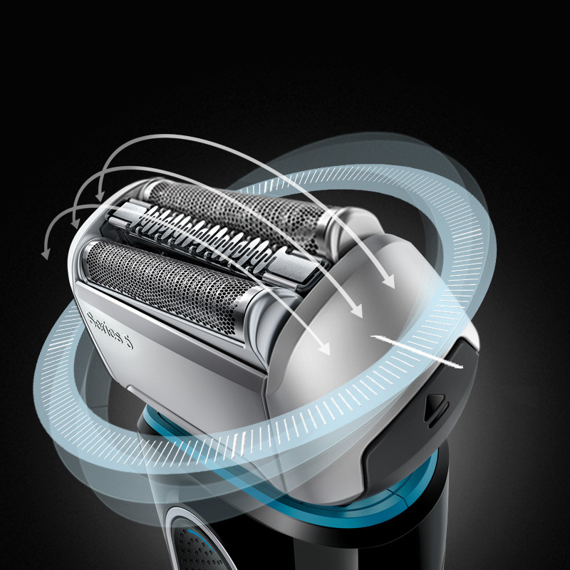 博朗(braun)电动剃须刀5197cc三刀一体独立剃须8方向灵动贴面全新灵敏