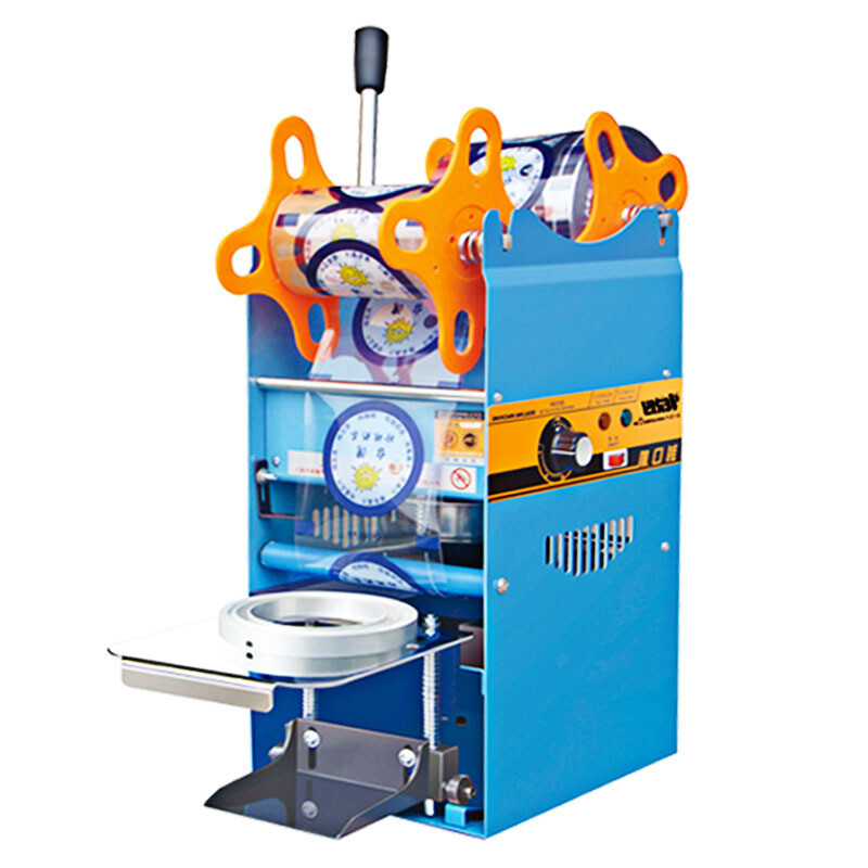 运动户外高杯珍珠奶茶手压封口机奶茶店专用手动豆浆封杯机 默认颜色