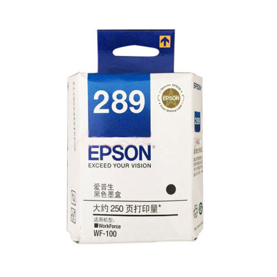 爱普生(EPSON) T289黑色打印机墨盒 适用WF-100打印机