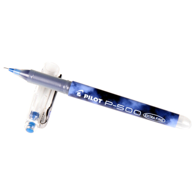 百乐(PILOT)BL-P50/P500针管笔水笔中性笔签字笔 0.5mm黑红蓝财务会计笔学生用笔