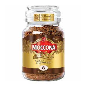 荷兰进口 摩可纳Moccona 深度烘焙冻干速溶咖啡 无蔗糖黑咖啡 200g