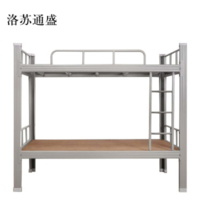 洛苏通盛铁架床钢木床宿舍床灰色加厚型2000X1000含床板常规款(标准款)