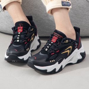 Skechers/斯凯奇女鞋新款机甲鞋厚底缓震运动鞋复古休闲鞋800022-BWGD ZP