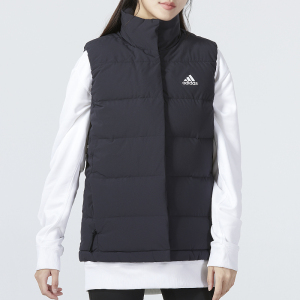 阿迪达斯(adidas)女装羽绒马甲 新款运动服保暖御寒防风休闲连帽背心外套羽绒服HG6280 ZP