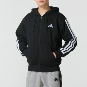 阿迪达斯 (adidas)男装梭织夹克外套新款运动服加绒连帽外套 KG5180 ZP
