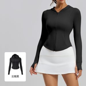 聚衣堂夏季原纱防紫外线防晒外套薄款户外皮肤衣连帽防晒衣女