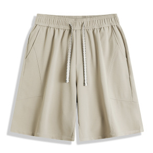 男装夏季短裤男简约潮流纯色休闲裤子男士宽松运动百搭五分裤