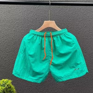 三分裤男夏季薄款速干短裤沙滩纯色3分裤情侣马拉松跑步