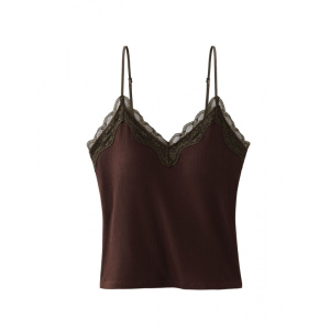 夏季螺纹吊带背心女带胸垫蕾丝花边内搭外穿大码打底上衣新款