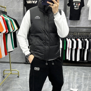 羽绒马甲男士秋冬季立领羽绒背心保暖坎肩无袖羽绒服马夹潮流外套